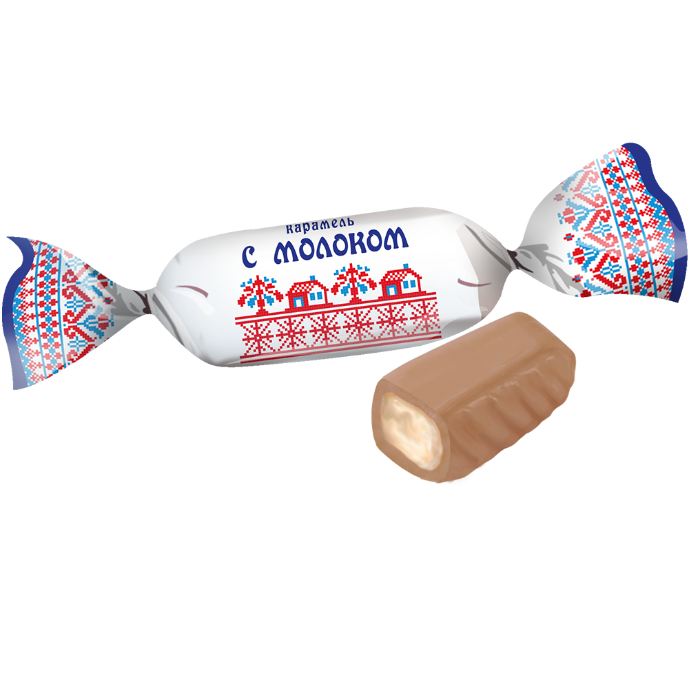 Карамель с молочной начинкой